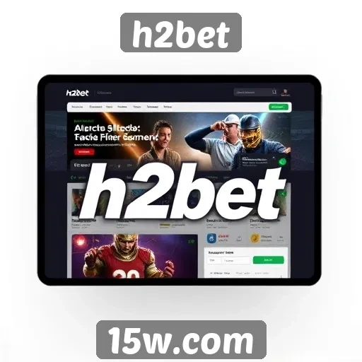 tendências no design do site h2bet